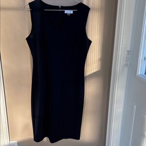 Calvin Klein Women's Navy Sleeveless Mini Dress